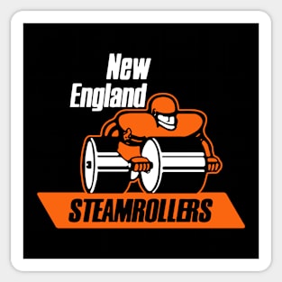 New England Steamrollers Funny Defunct Sports Team Tribute Sticker